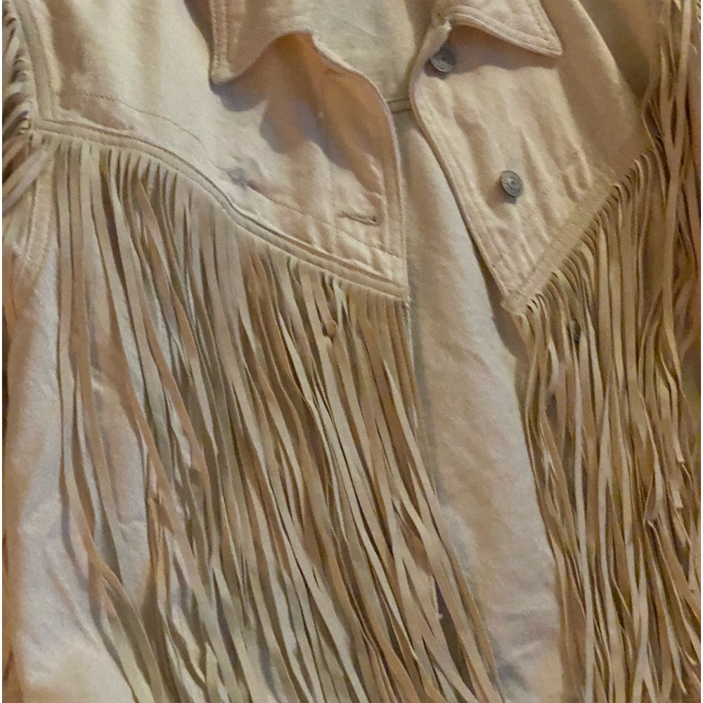 Free people western jean jacket